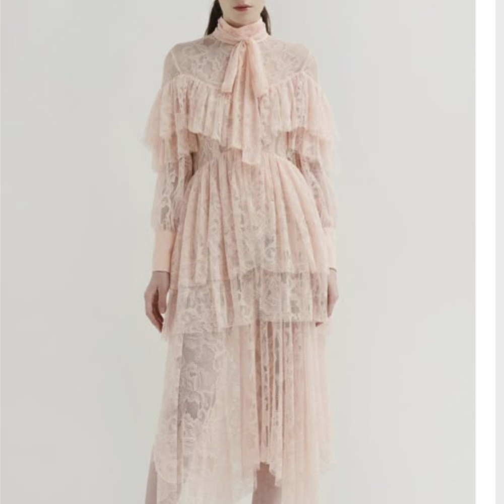 NWT Materiel Lace Dress Size M